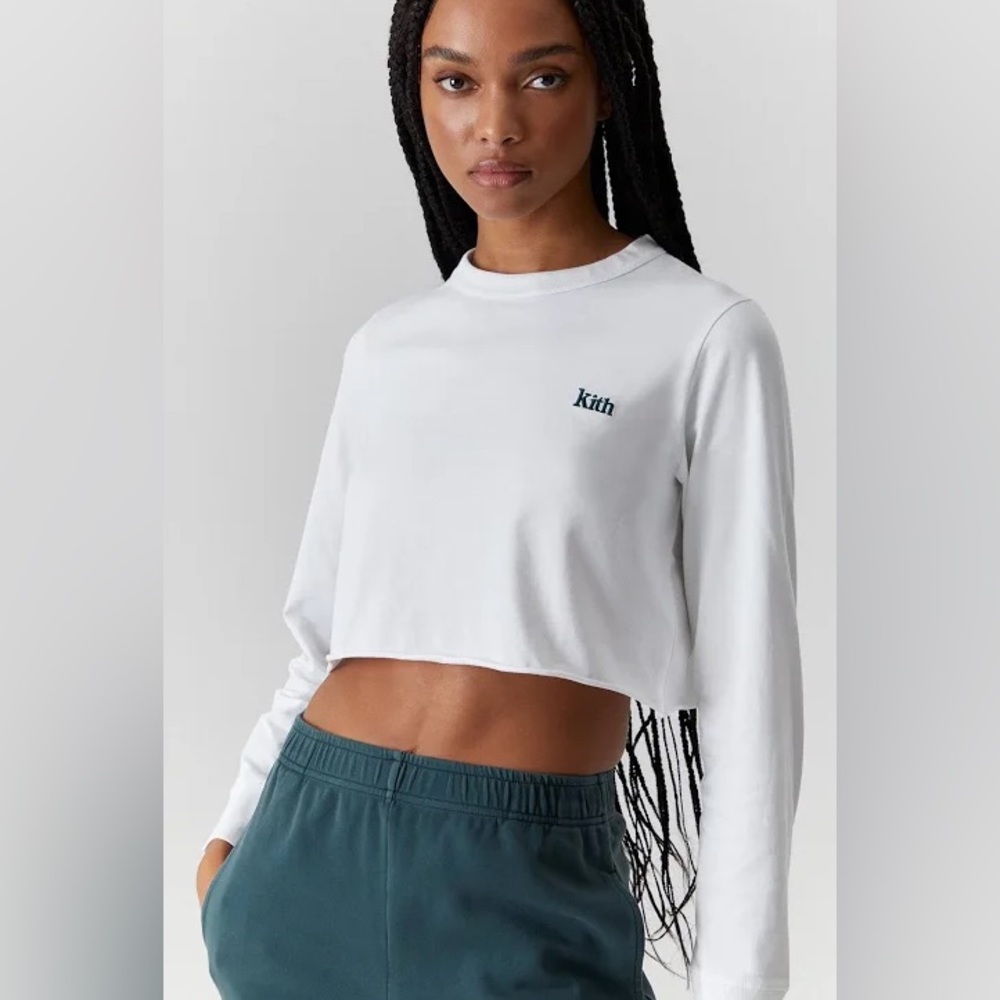 Kith long sleeved crop top
